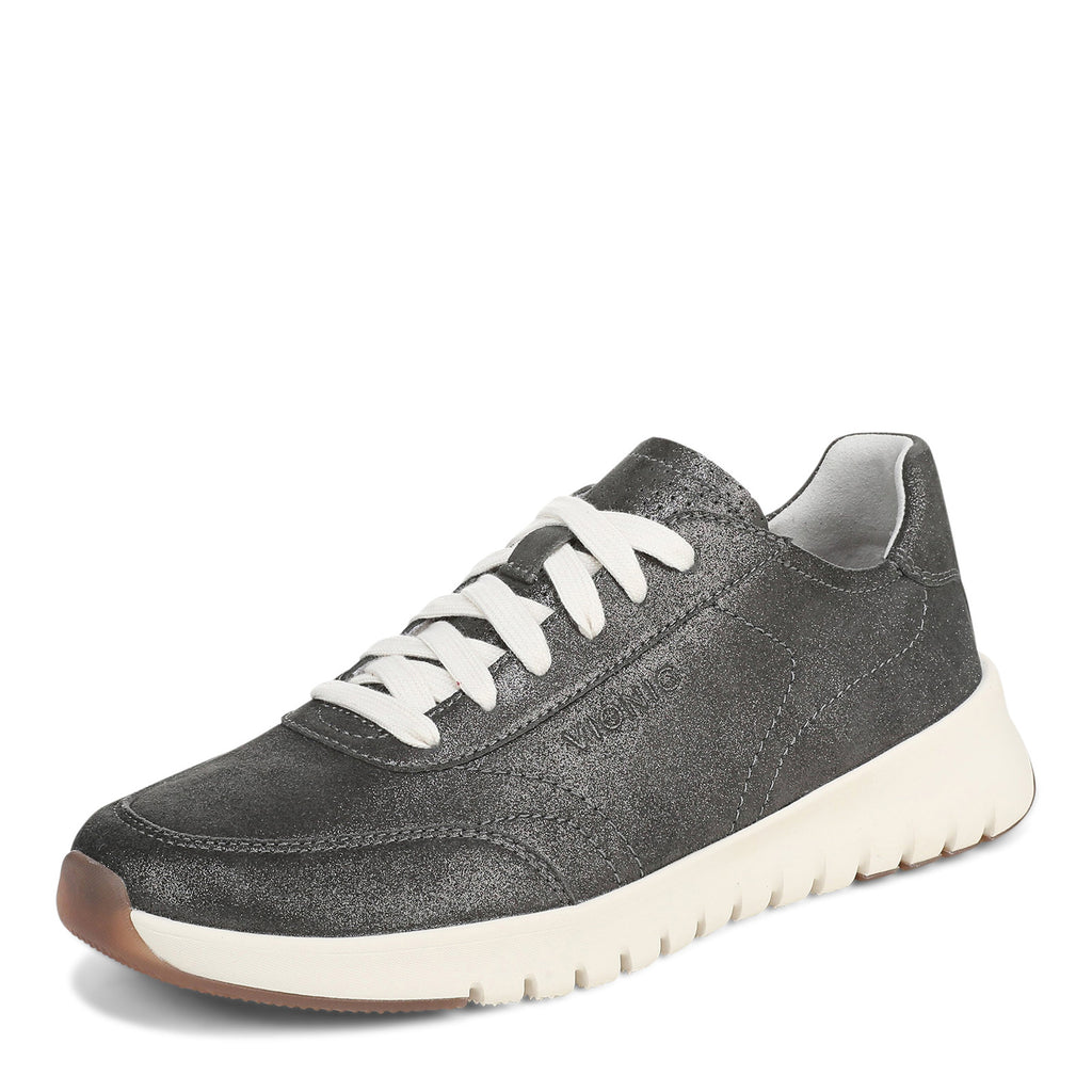 Women's Vionic Uptown Lace-Up Sneaker POLLUTED SILVER J7704L4020