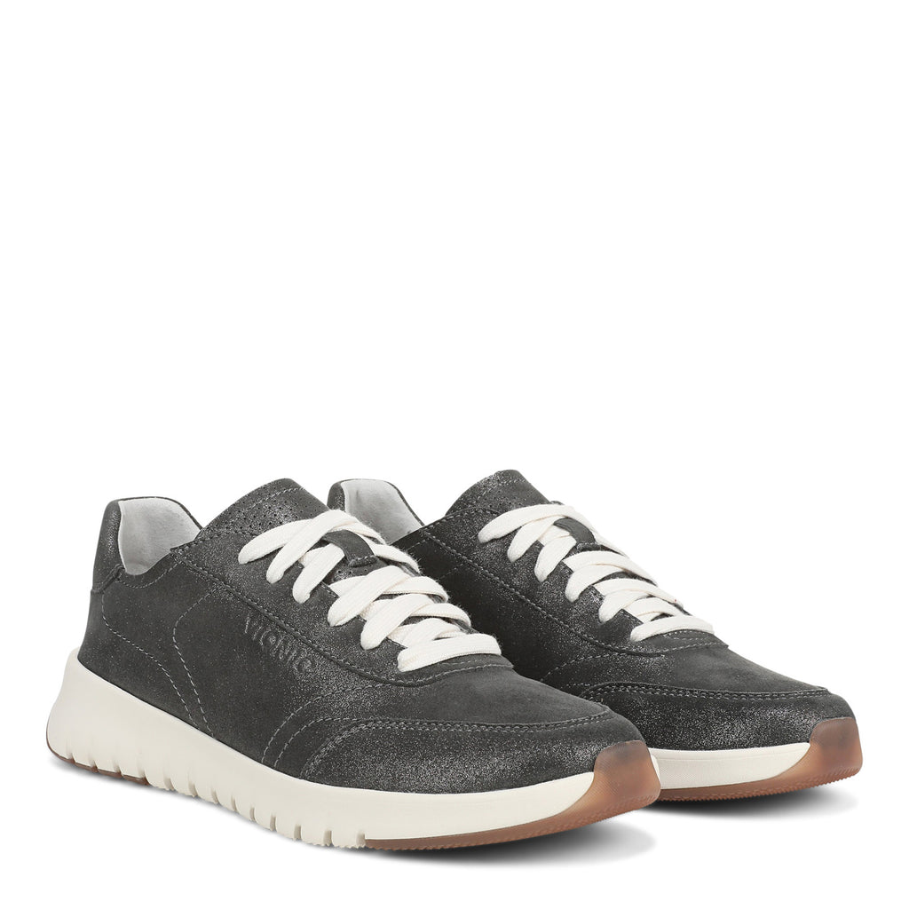 Women's Vionic Uptown Lace-Up Sneaker POLLUTED SILVER J7704L4020