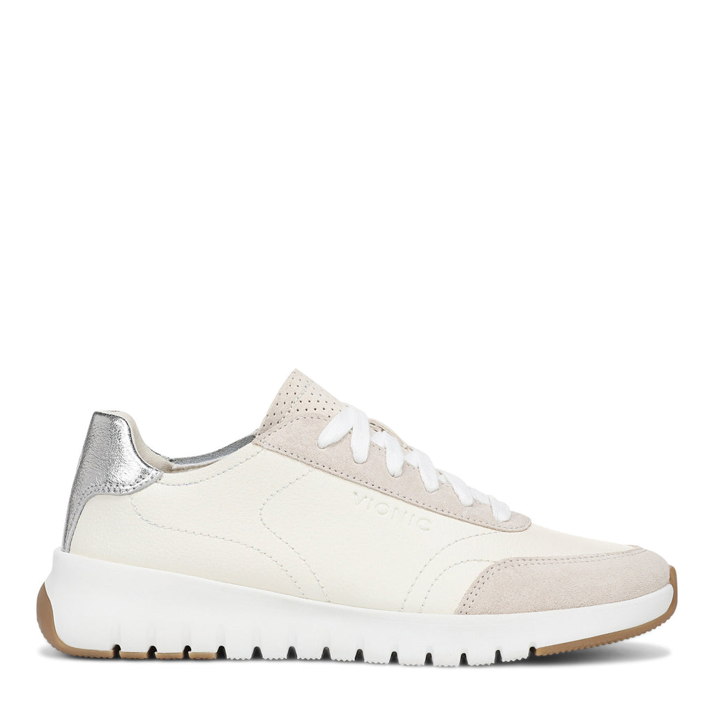 Women's Vionic Uptown Lace-Up Sneaker IVORY / SILVER J7704L5101