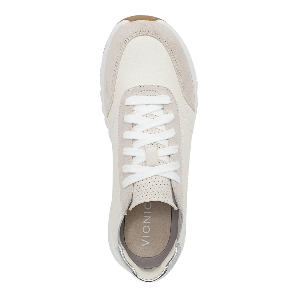 Women's Vionic Uptown Lace-Up Sneaker IVORY / SILVER J7704L5101