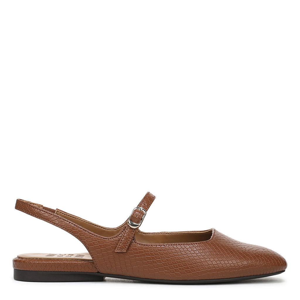 Women's Naturalizer Anikka Mary Jane Flat WALNUT SNAKE J7817S4200