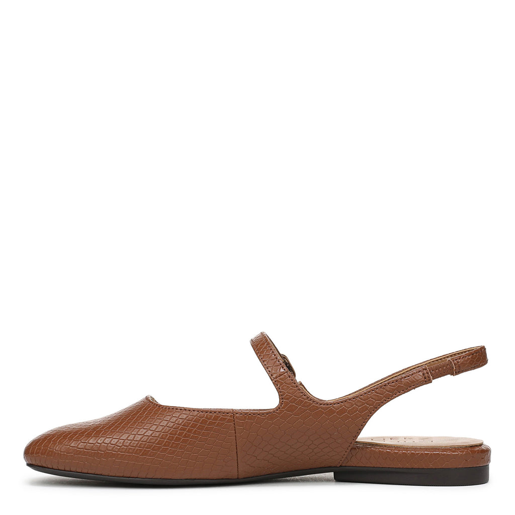 Women's Naturalizer Anikka Mary Jane Flat WALNUT SNAKE J7817S4200