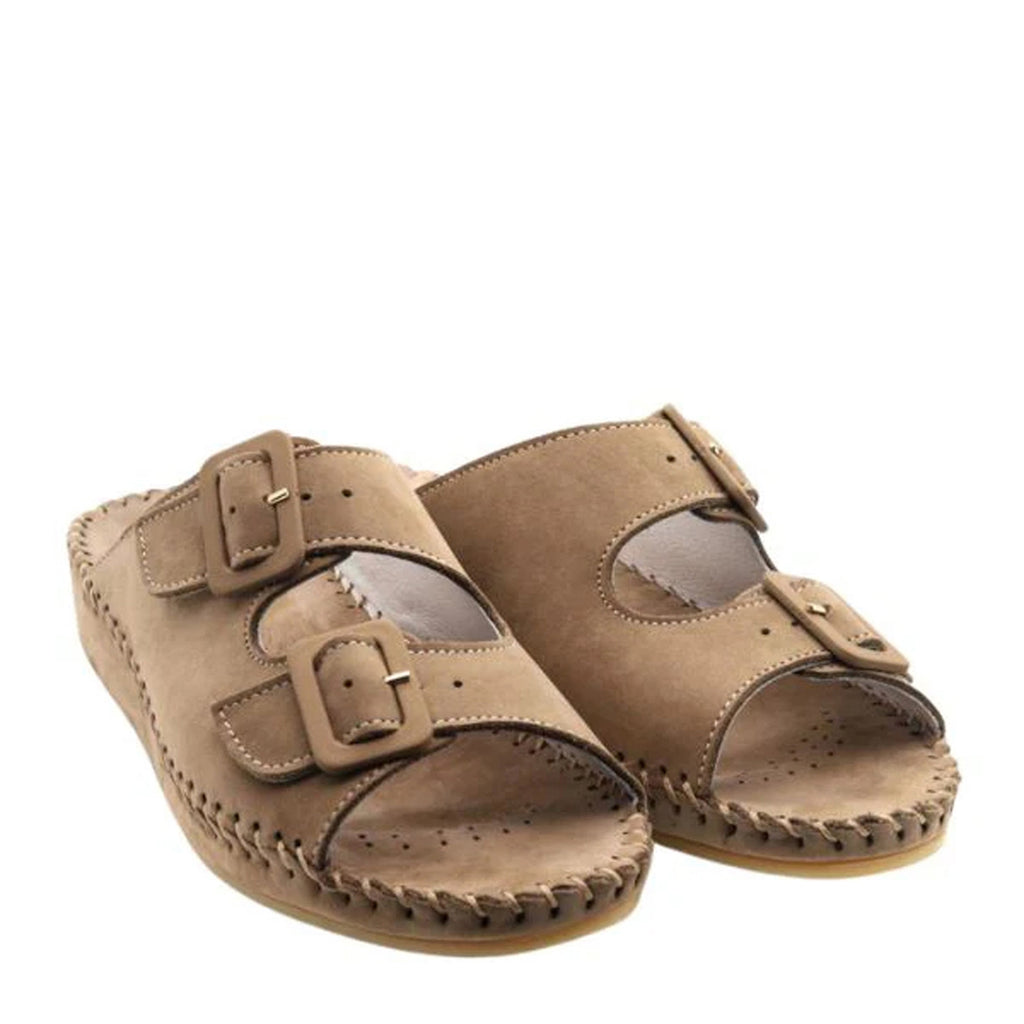Women's La Plume Jen Sandal BEIGE NUBUCK JEN-BEIGENUB
