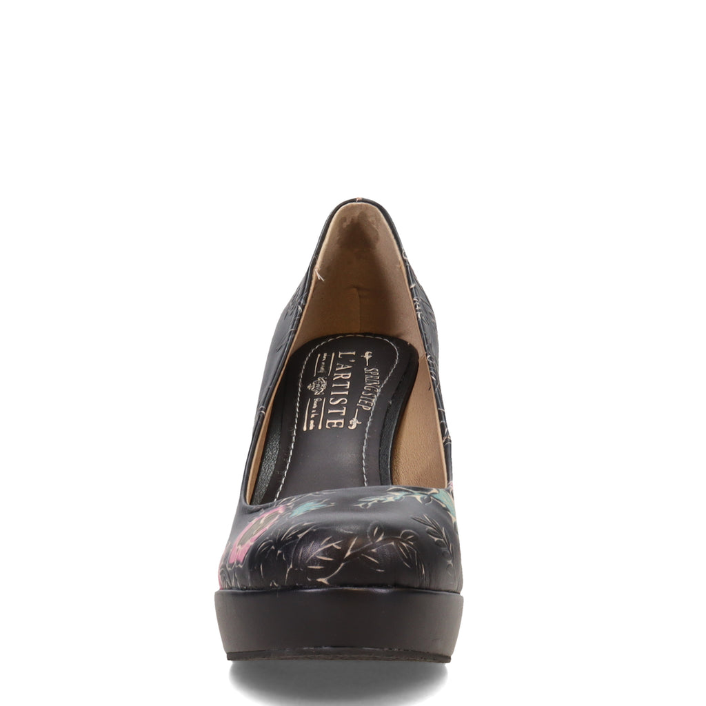 Women's L'Artiste By Spring Step Julianna Pump BLACK MULTI JULINNA-BM
