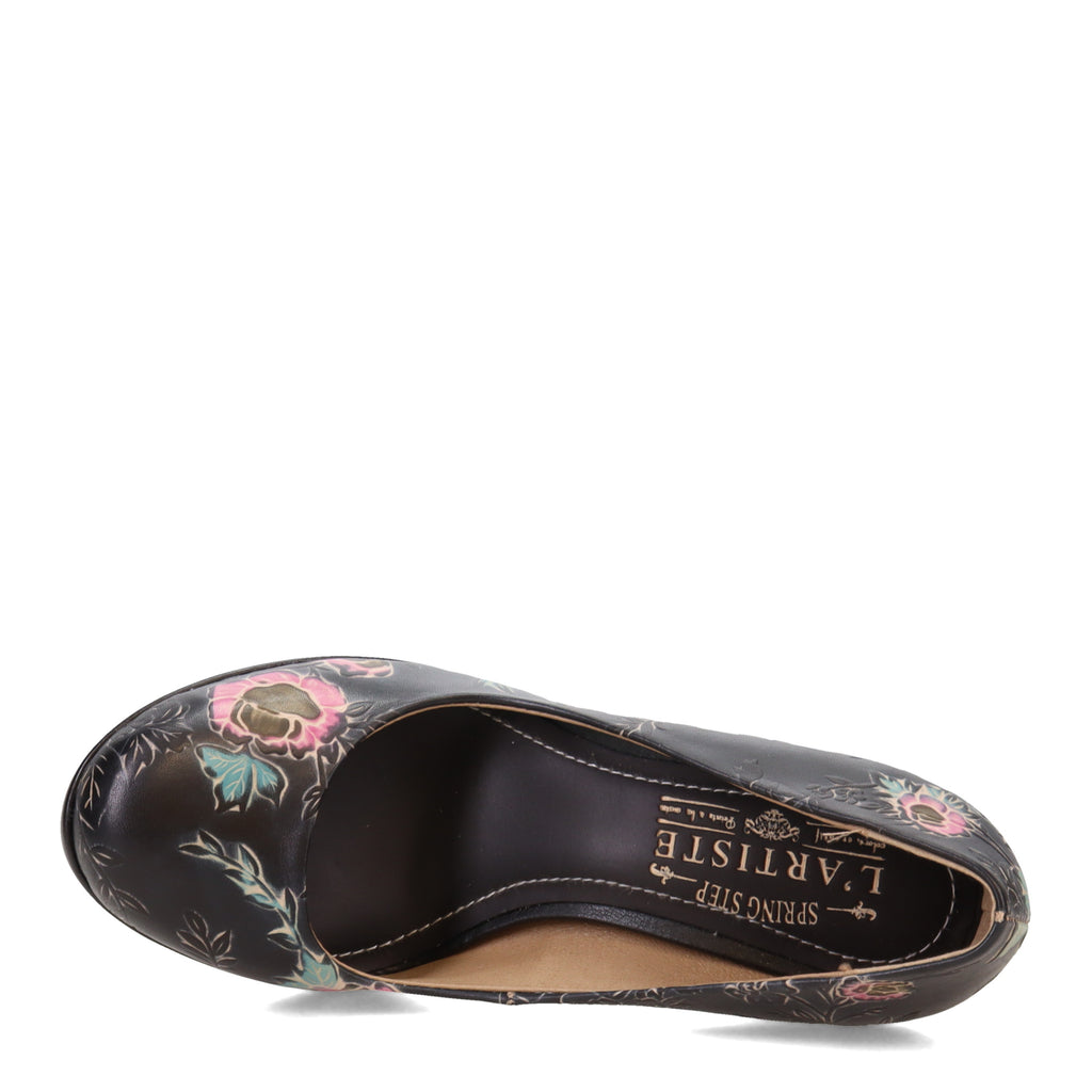 Women's L'Artiste By Spring Step Julianna Pump BLACK MULTI JULINNA-BM