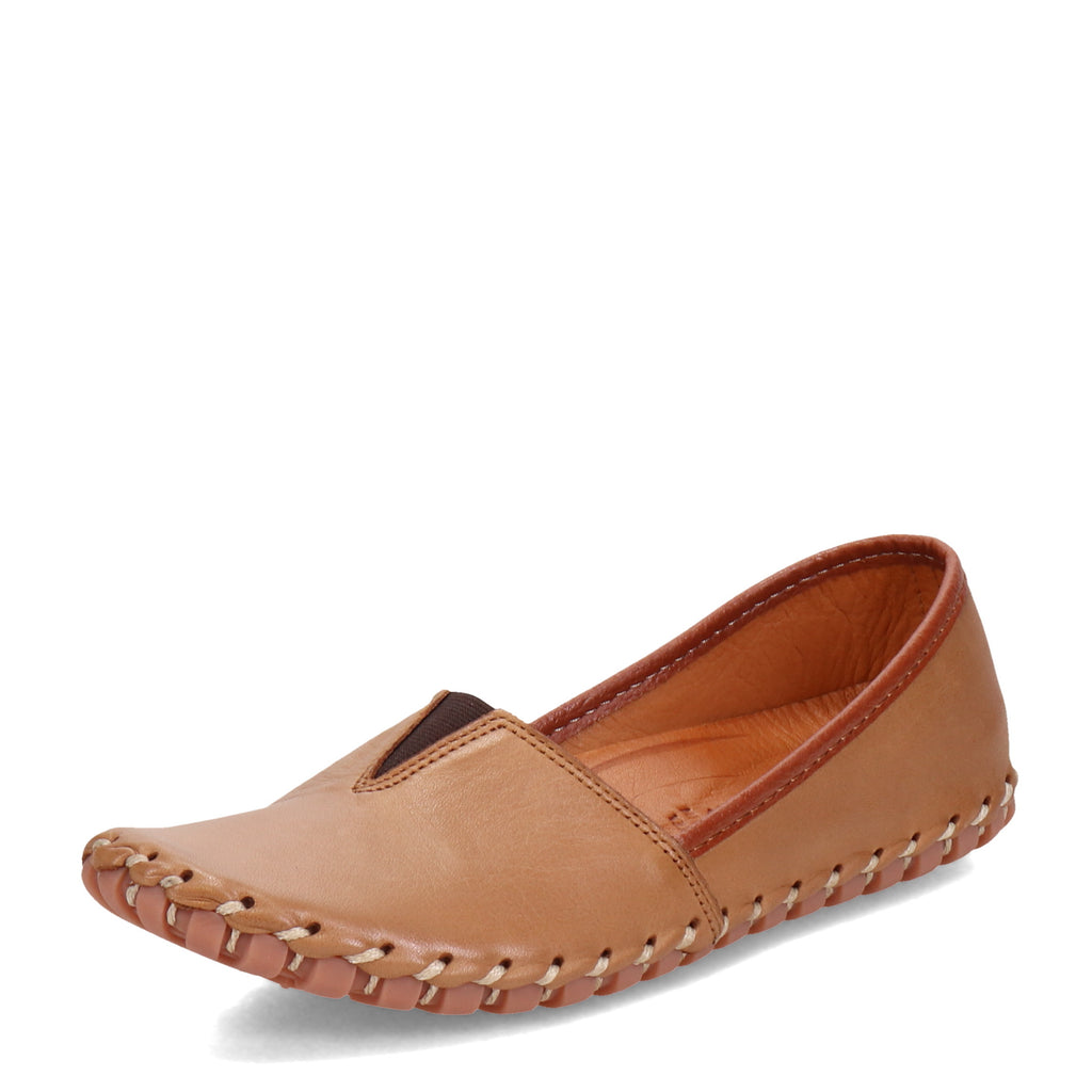 Women's Spring Step Kathaleta Slip-On BROWN LEATHER KATHALETA-BR
