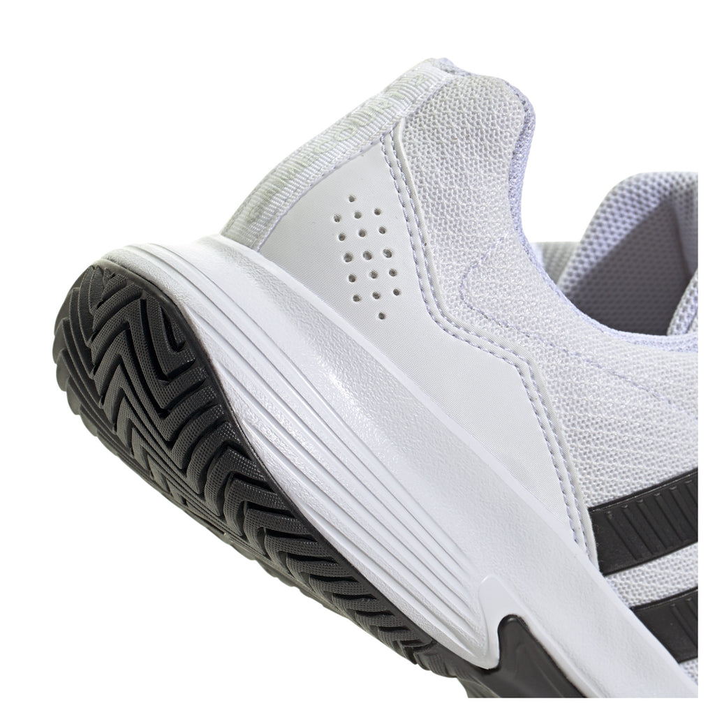 Men's Adidas Game Court 2 Tennis Shoe WHITE / BLACK KI0781