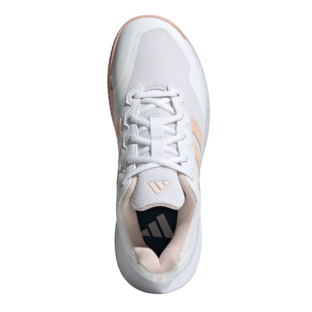 Women's Adidas Game Court 2 Tennis Shoe WHITE PINK KI0785