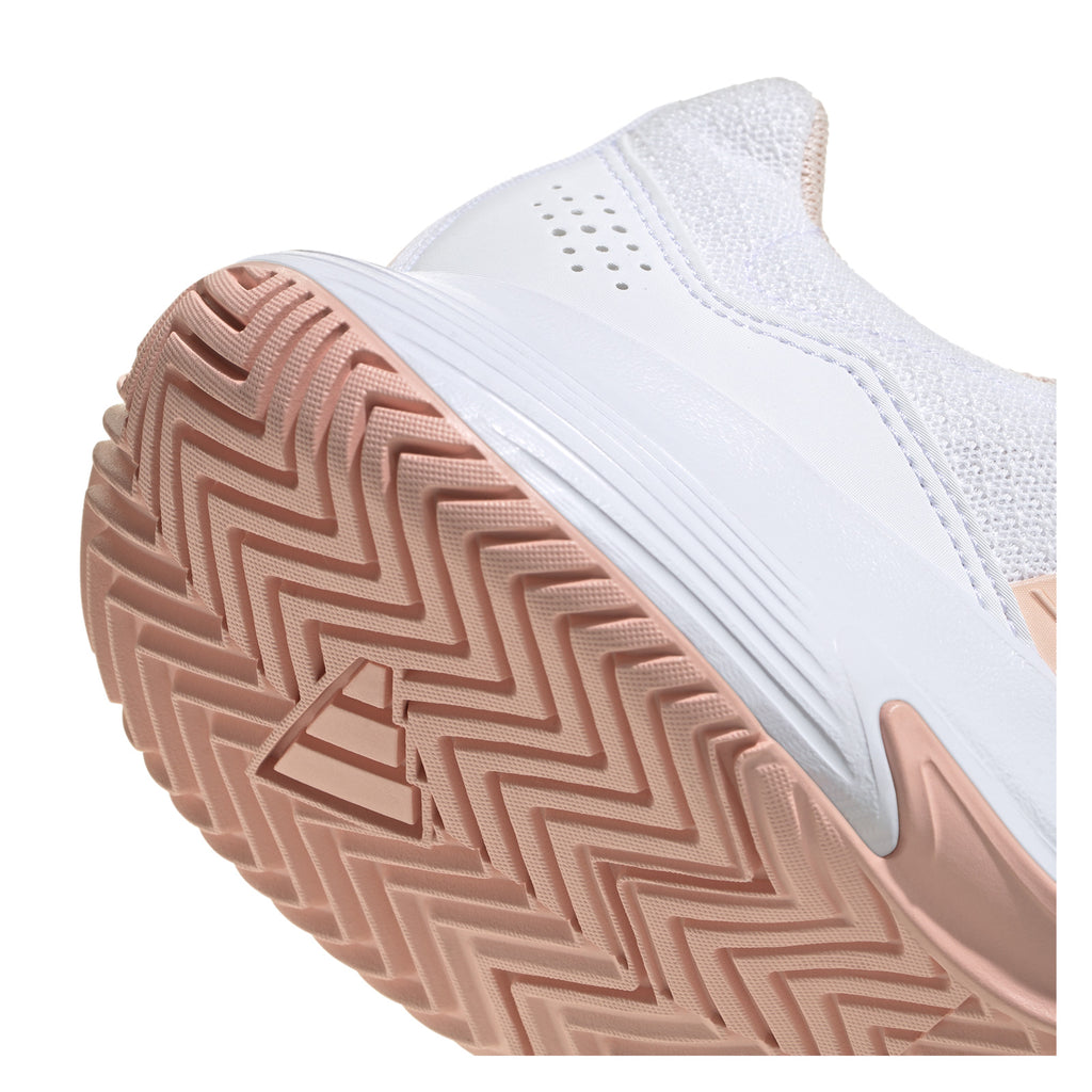 Women's Adidas Game Court 2 Tennis Shoe WHITE PINK KI0785