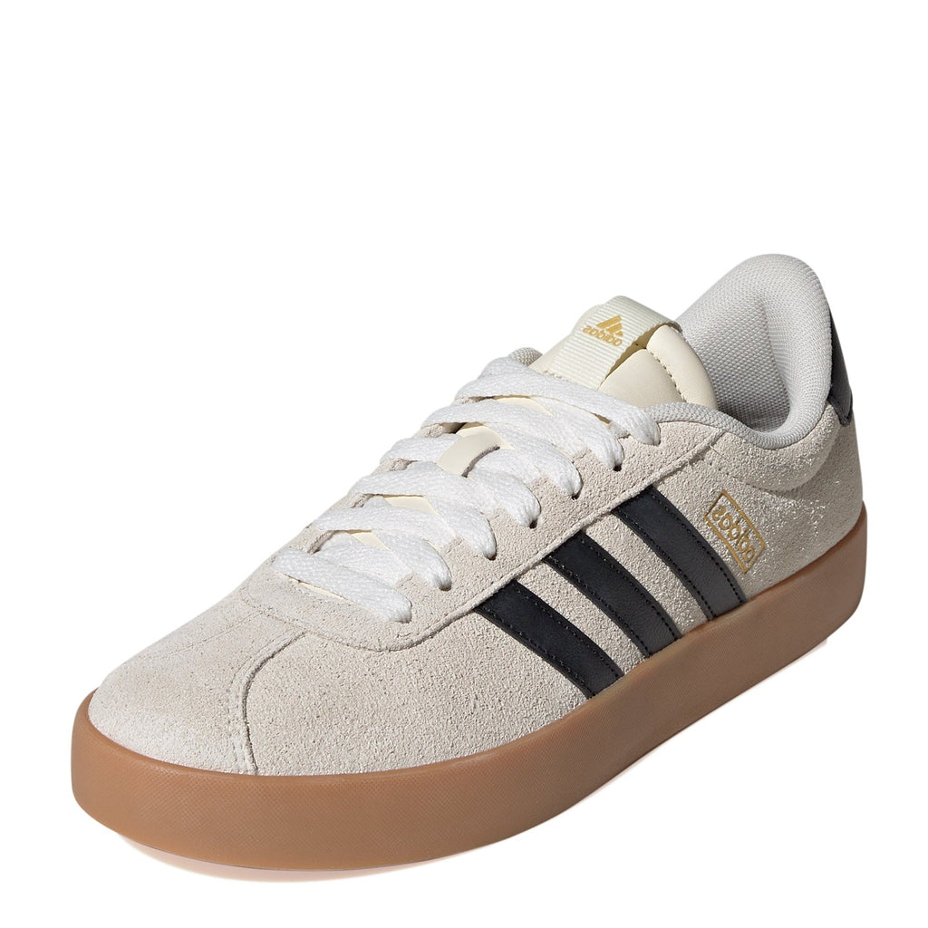 Women's Adidas VL Court 3.0 Sneaker CREAM BLACK KI6728
