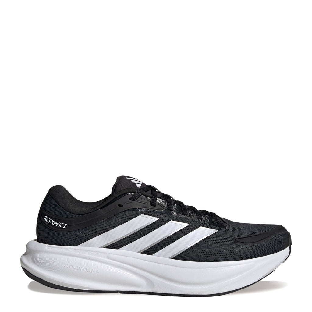 Men's Adidas Response 2 Running Shoe BLACK  WHITE KJ1748