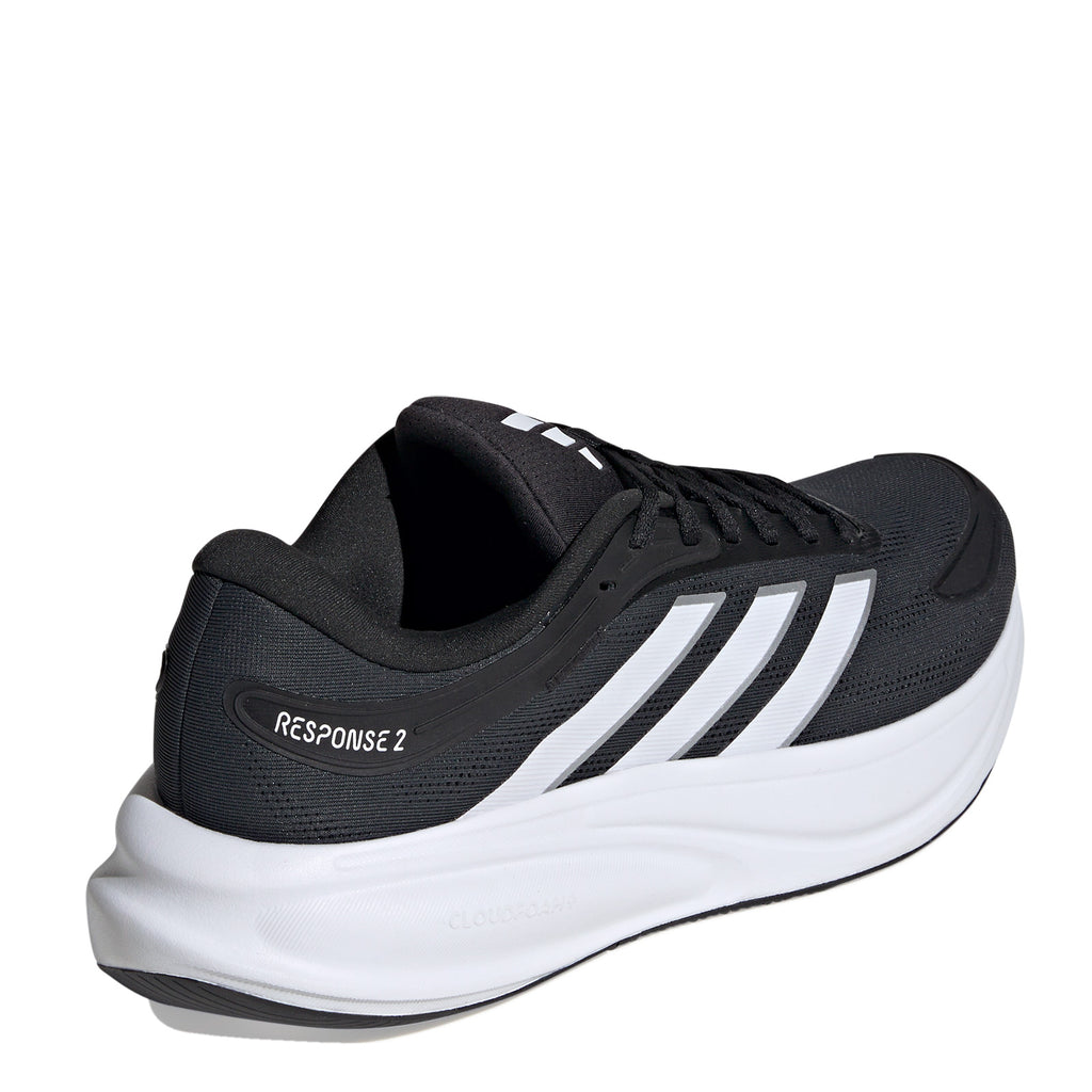 Men's Adidas Response 2 Running Shoe BLACK  WHITE KJ1748