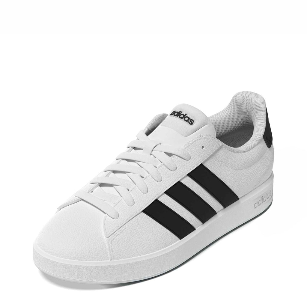 Women's Adidas Grand Court 3.0 Sneaker - Wide Width WHITE / BLACK KJ5231