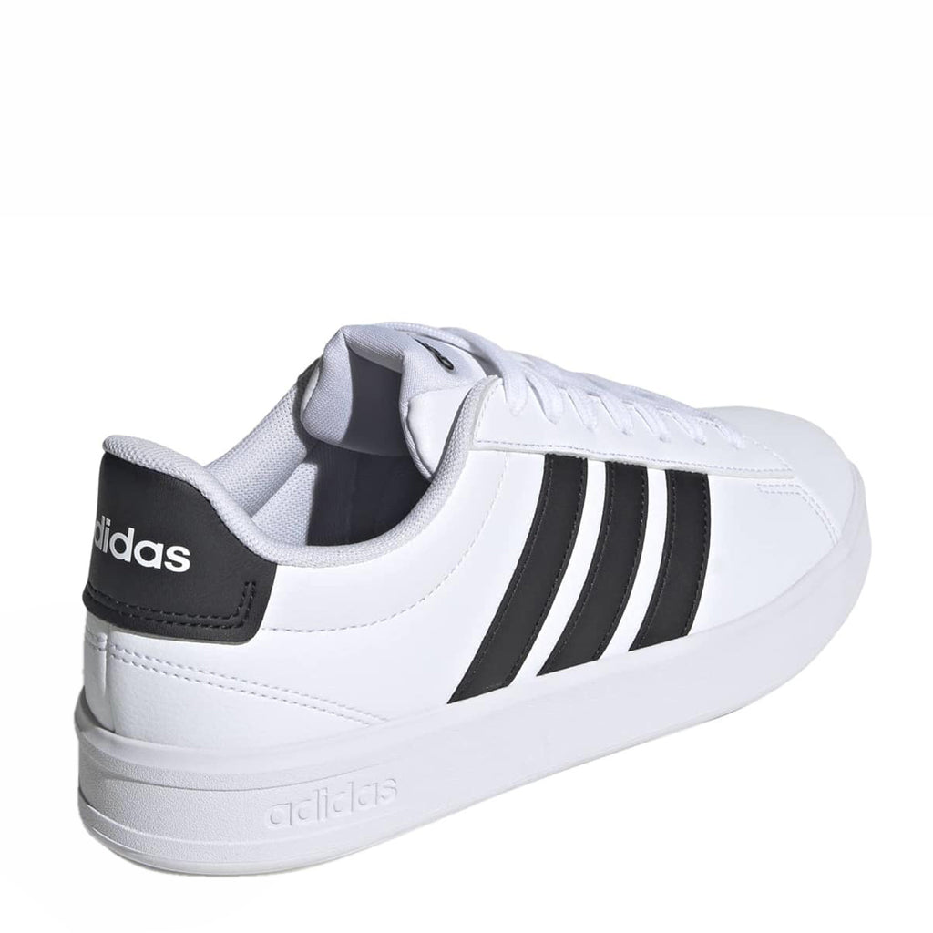 Women's Adidas Grand Court 3.0 Sneaker - Wide Width WHITE / BLACK KJ5231