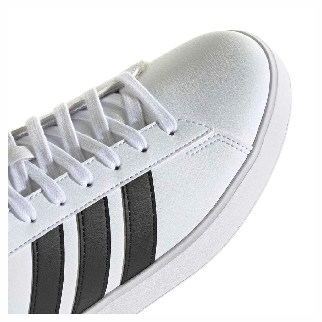 Women's Adidas Grand Court 3.0 Sneaker - Wide Width WHITE / BLACK KJ5231