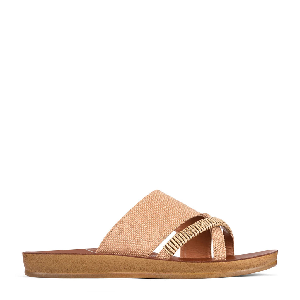 Women's Los Cabos Bride Sandal CARAMEL RAFFIA L2306-246