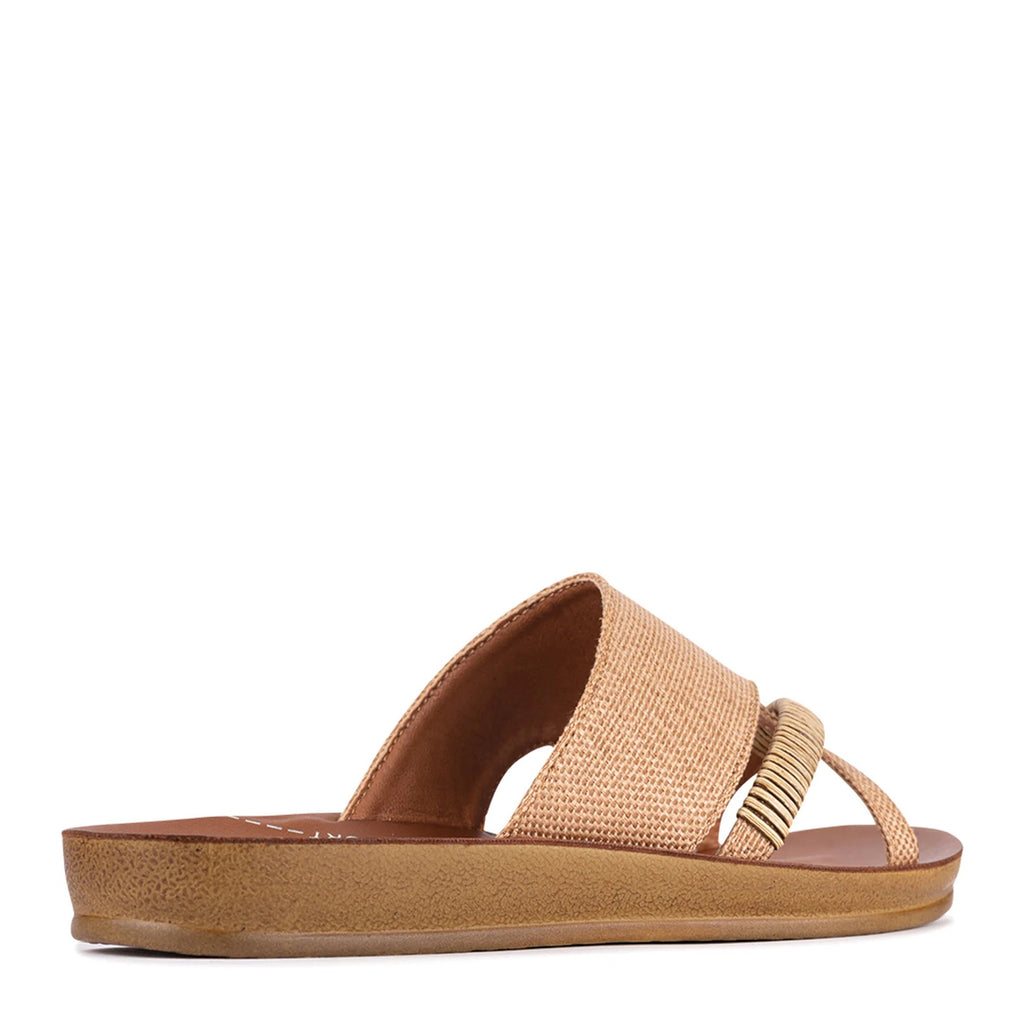 Women's Los Cabos Bride Sandal CARAMEL RAFFIA L2306-246