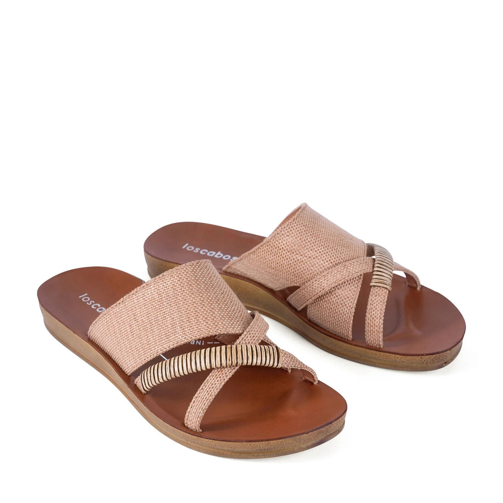 Women's Los Cabos Bride Sandal CARAMEL RAFFIA L2306-246