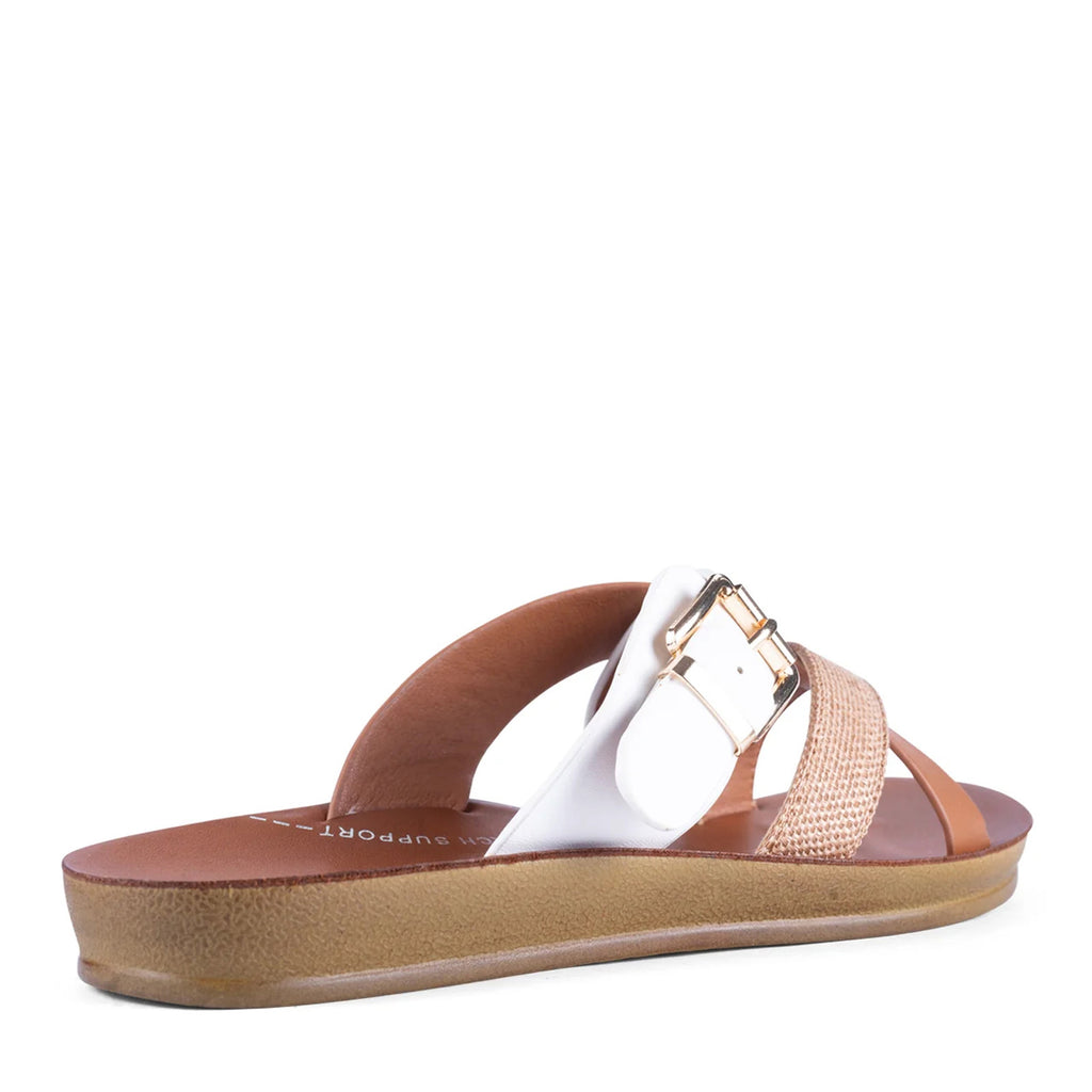 Women's Los Cabos Brik Sandal WHITE MULTI L2605-111