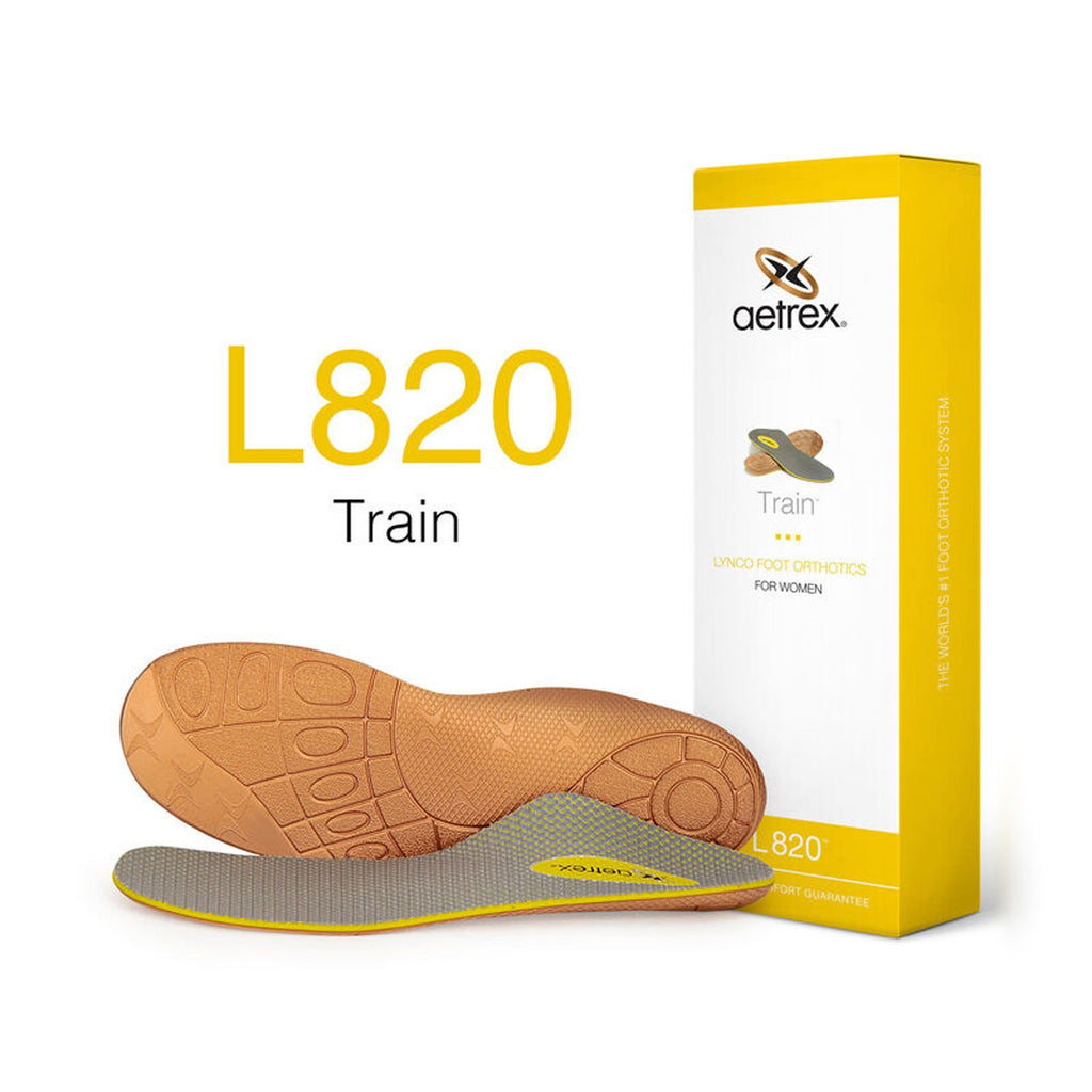 Women's Lynco by Aetrex Train Posted Orthotics TRANSPARENT L820W