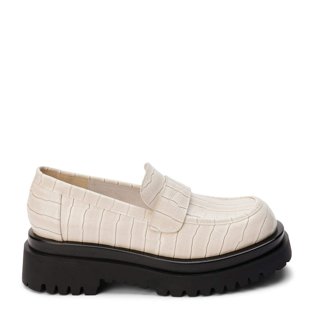 Women's Beach by Matisse Laguna Loafer BONE CROC LAGUNA BONE CRO