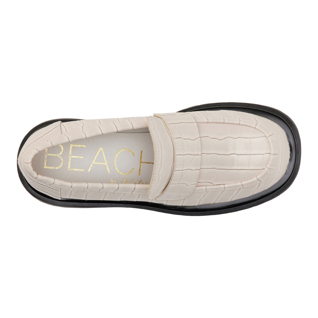Women's Beach by Matisse Laguna Loafer BONE CROC LAGUNA BONE CRO
