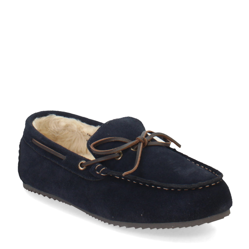Men's Clarks Moccasin Slipper NAVY LB1059-NVY