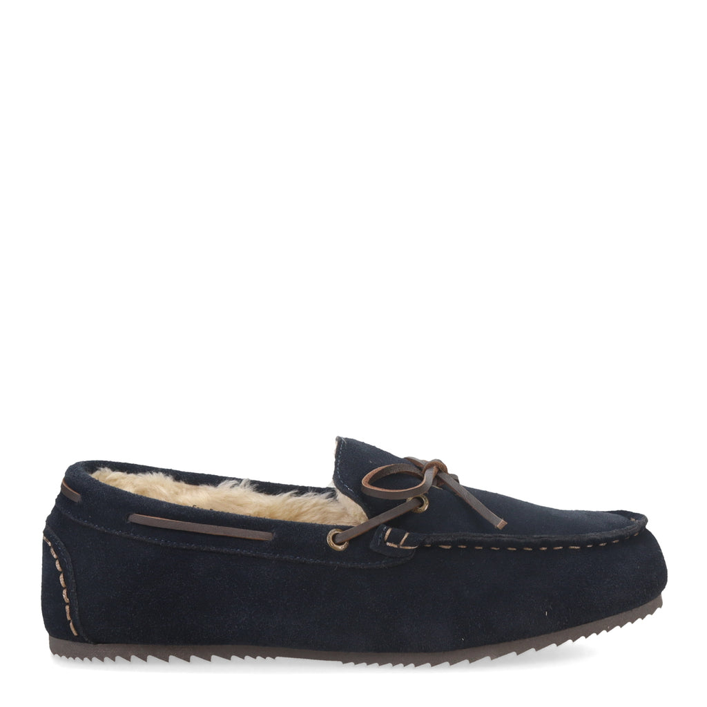 Men's Clarks Moccasin Slipper NAVY LB1059-NVY