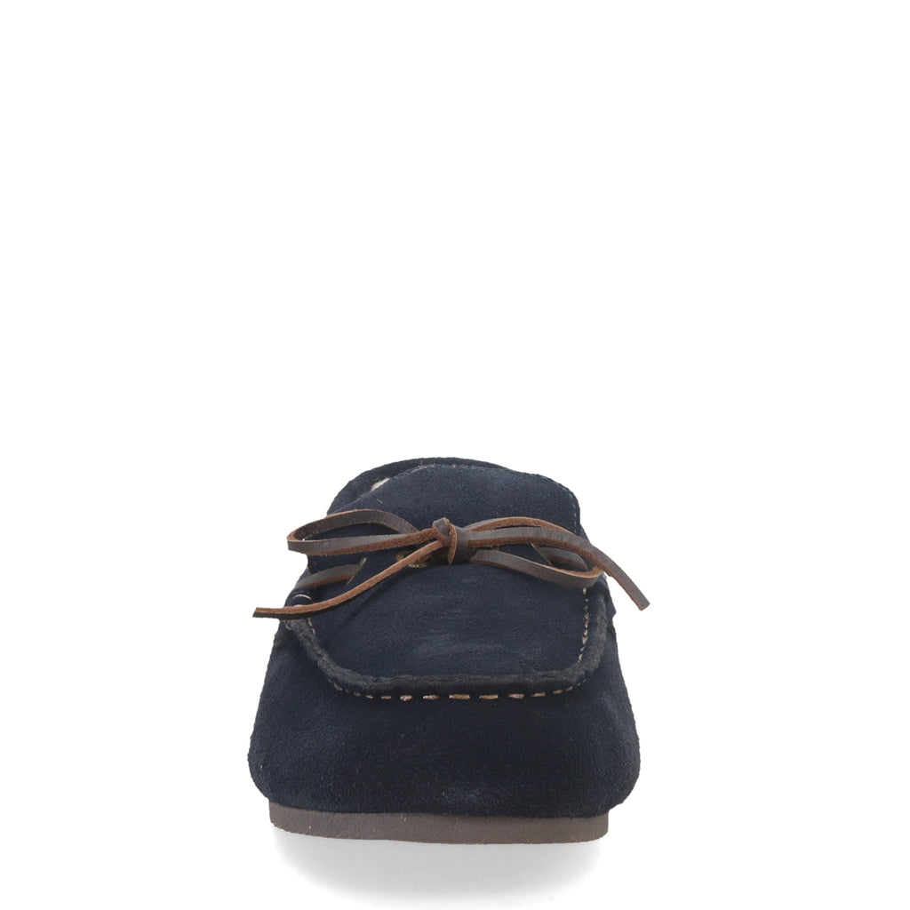 Men's Clarks Moccasin Slipper NAVY LB1059-NVY