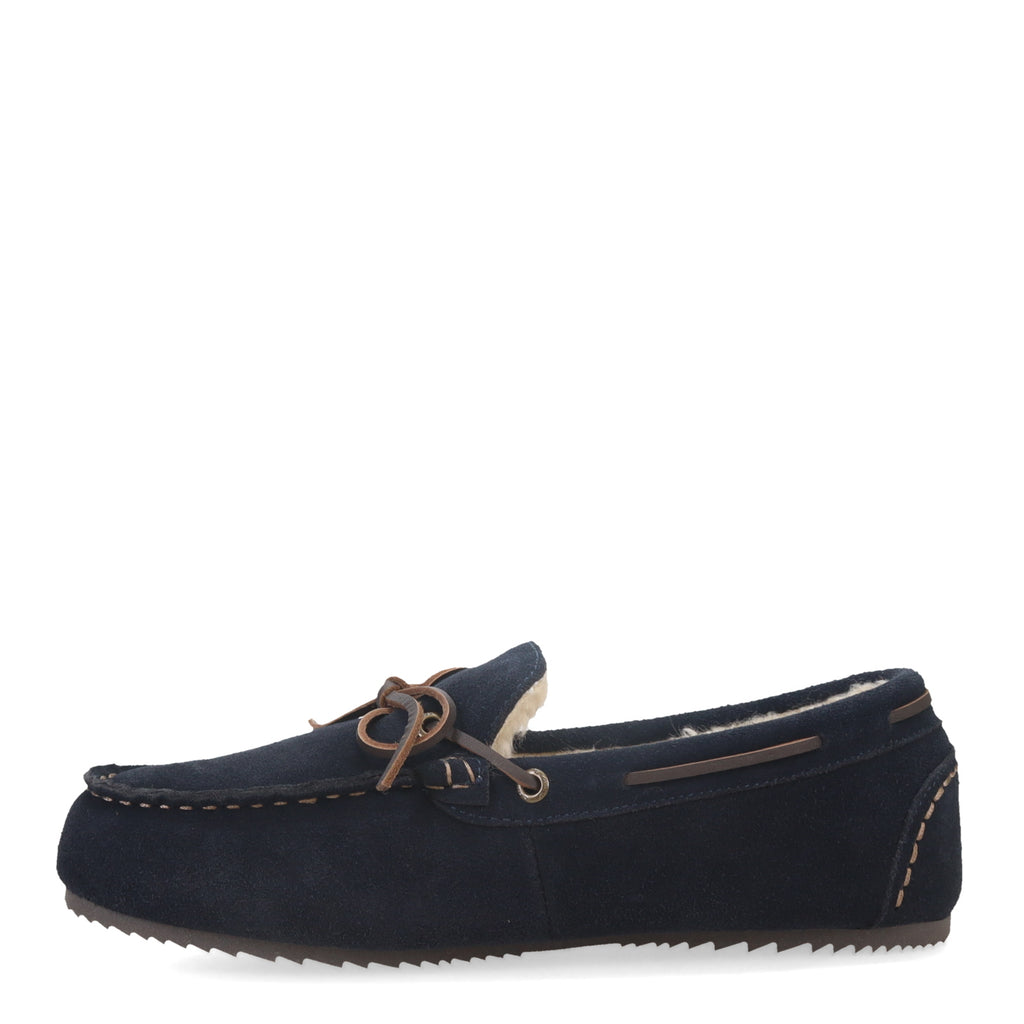 Men's Clarks Moccasin Slipper NAVY LB1059-NVY
