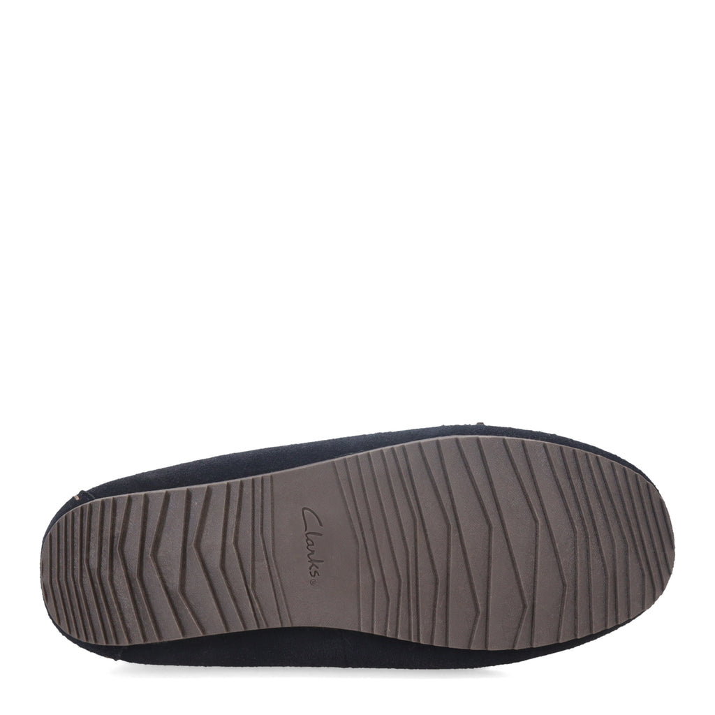 Men's Clarks Moccasin Slipper NAVY LB1059-NVY