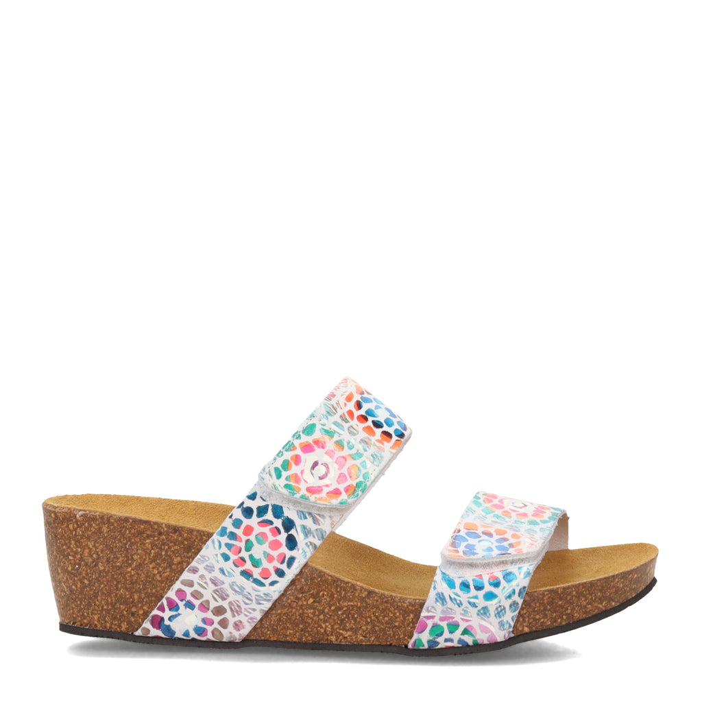 Women's Eric Michael Liat Sandal WHITE MULTI LIAT-WHITEMOSAI