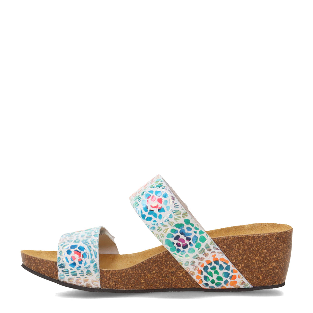 Women's Eric Michael Liat Sandal WHITE MULTI LIAT-WHITEMOSAI