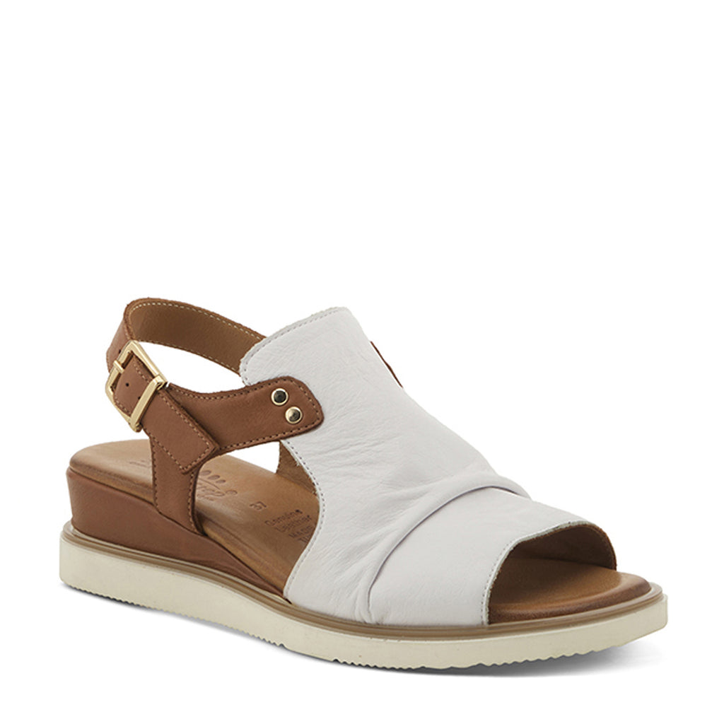 Women's Spring Step Locals Sandal WHITE MULTI LOCALS-WM