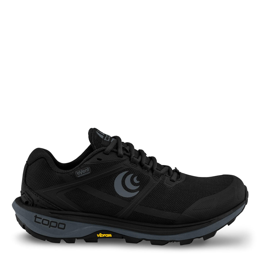 Men's Topo Terraventure 4 Waterproof Trail Running Shoe BLACK WATERPROOF M067-BLKCHA