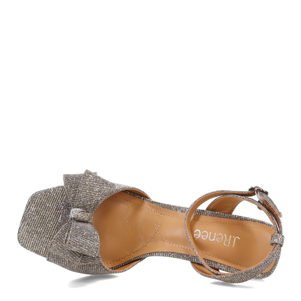 Women's J Renee Nishia Sandal PEWTER GLITTER NISHIA-GFPEW