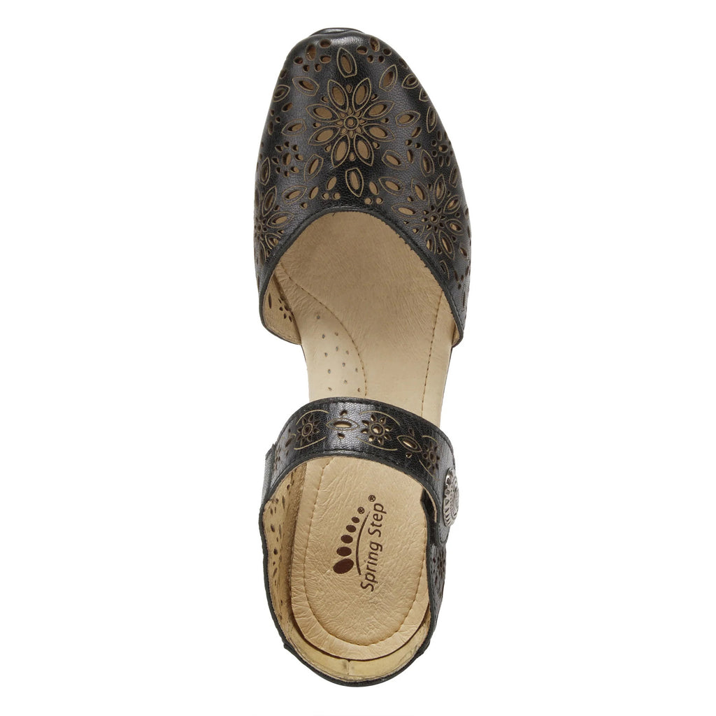 Women's Spring Step Nougat Slip-On BLACK NOUGAT BLACK