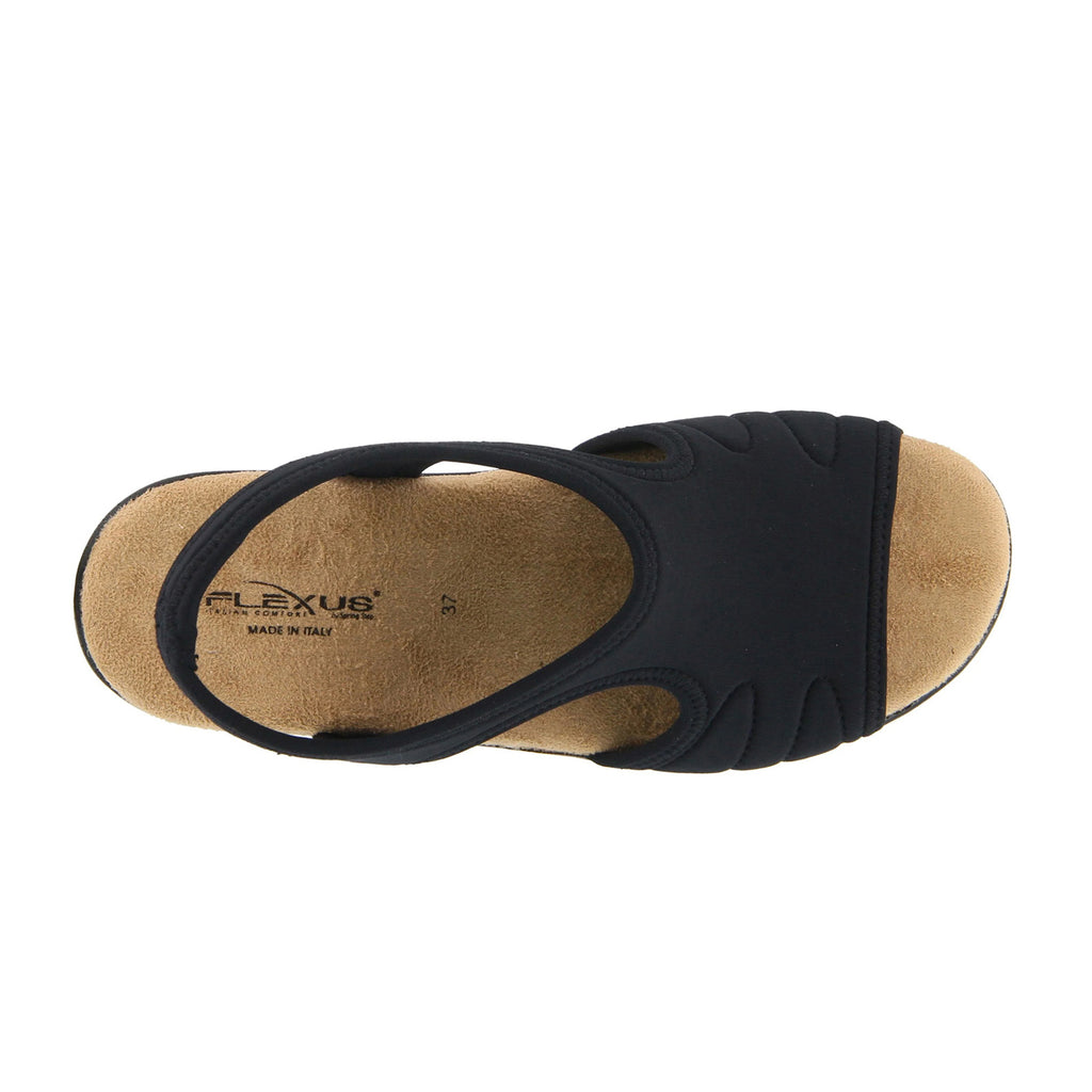 Women's Flexus Nyaman Sandal BLACK NYAMAN-B