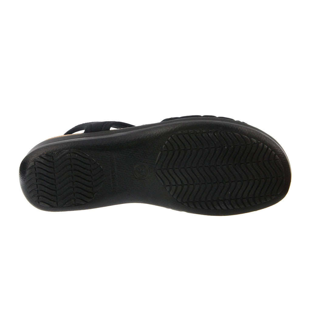Women's Flexus Nyaman Sandal BLACK NYAMAN-B