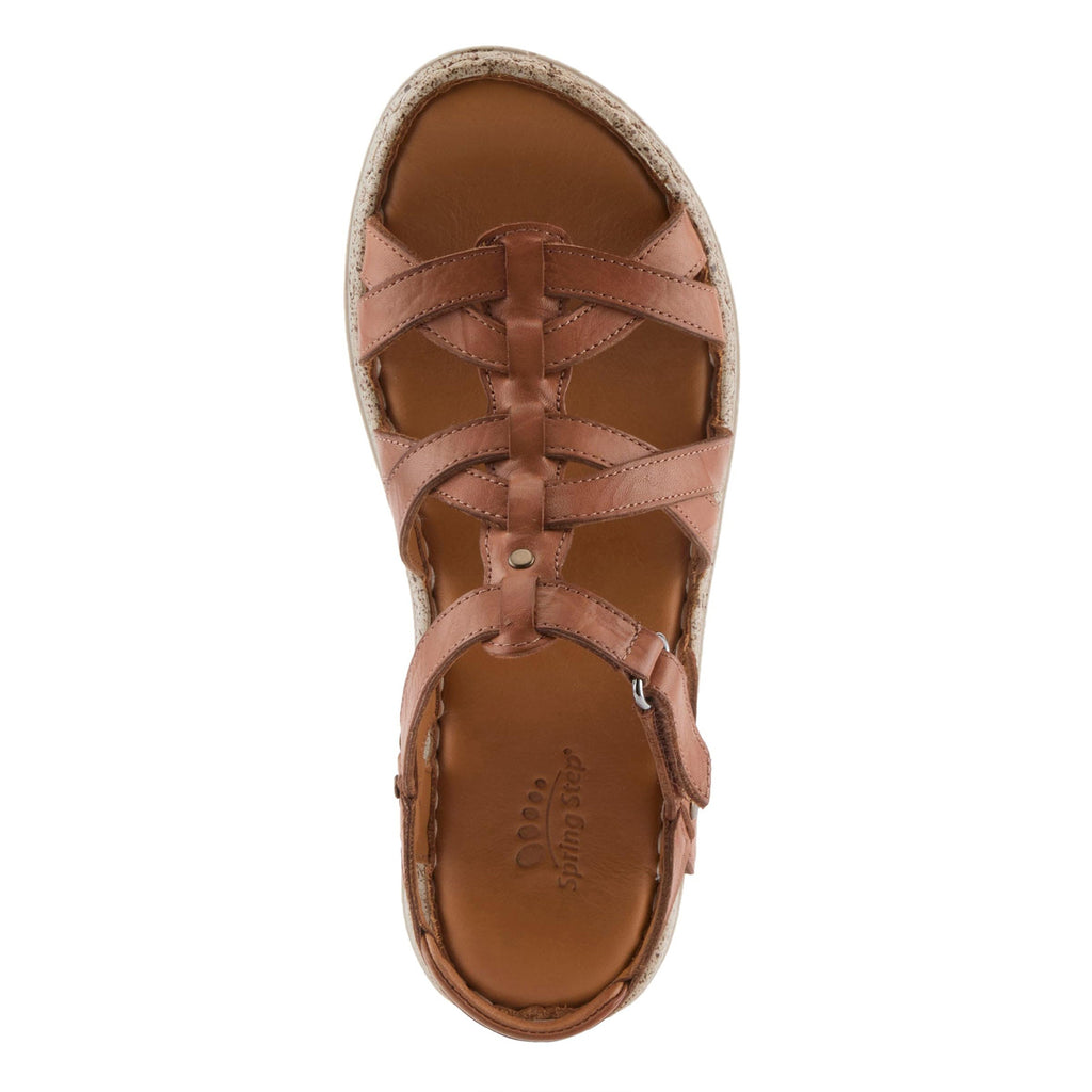 Women's Spring Step Nyxelle Sandal CAMEL NYXELLE-CA