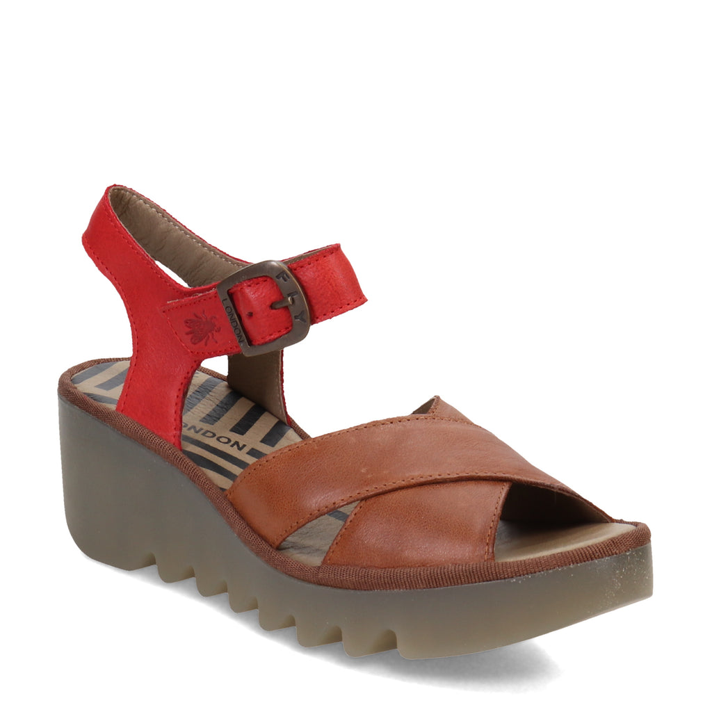 Women's Fly London Bace Sandal BROWN MULTI P501411-002