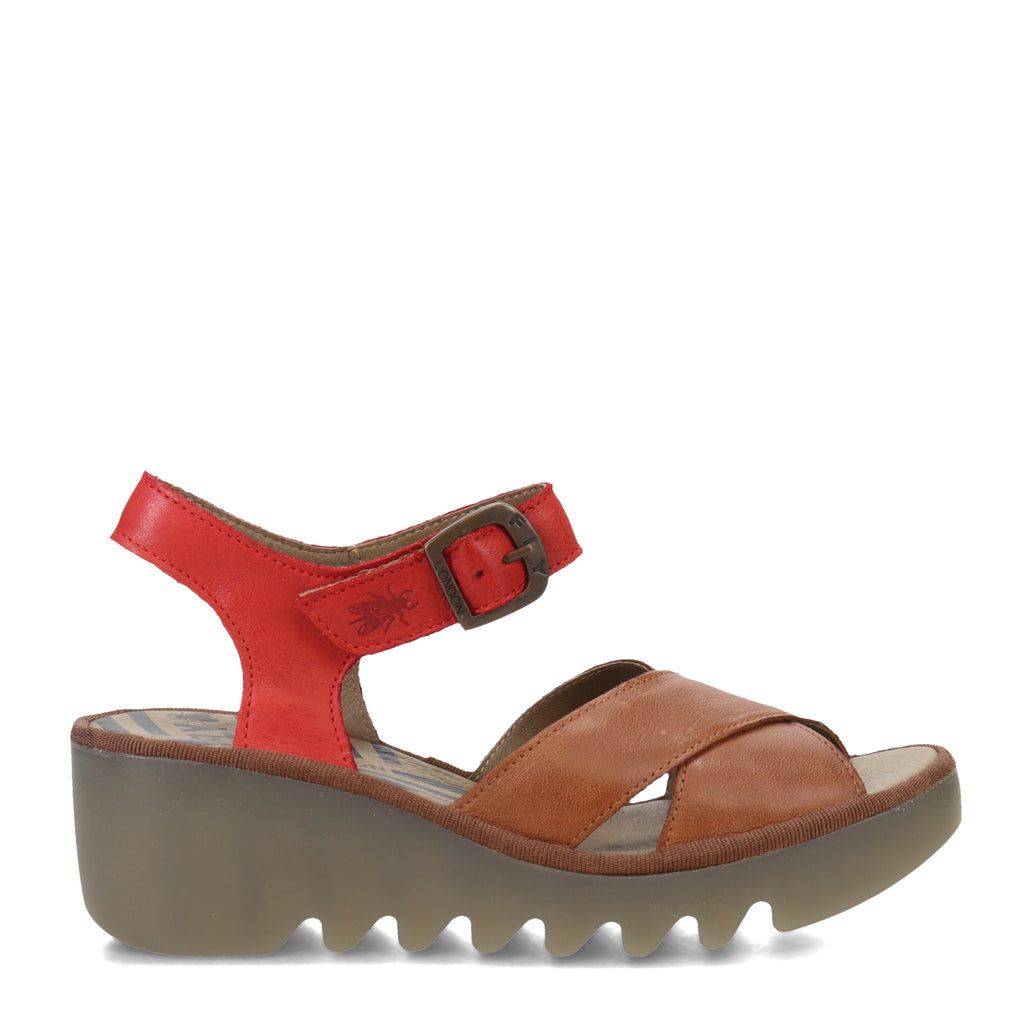 Women's Fly London Bace Sandal BROWN MULTI P501411-002