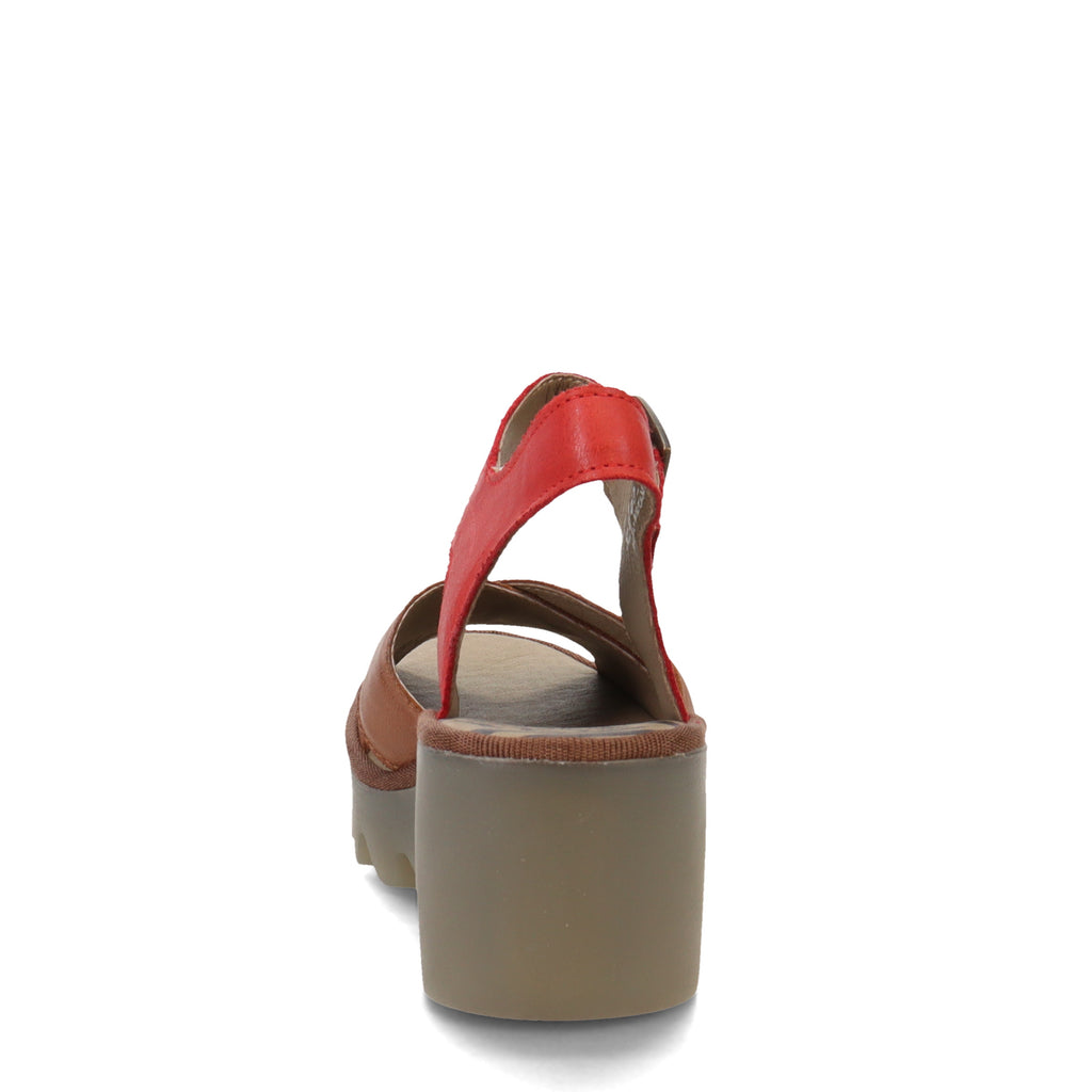 Women's Fly London Bace Sandal BROWN MULTI P501411-002