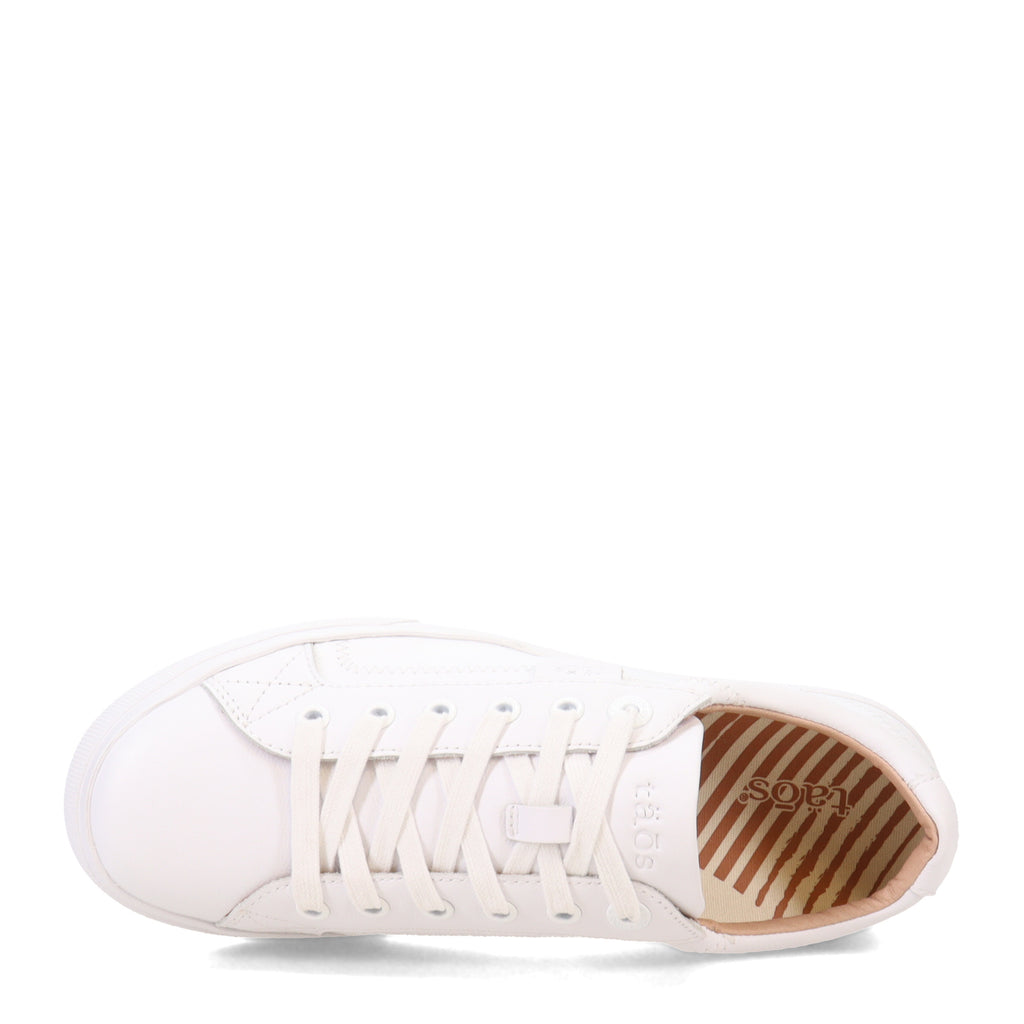 Women's Taos Plim Soul Lux Sneaker WHITE LEATHER PLX-13994A-WHTL