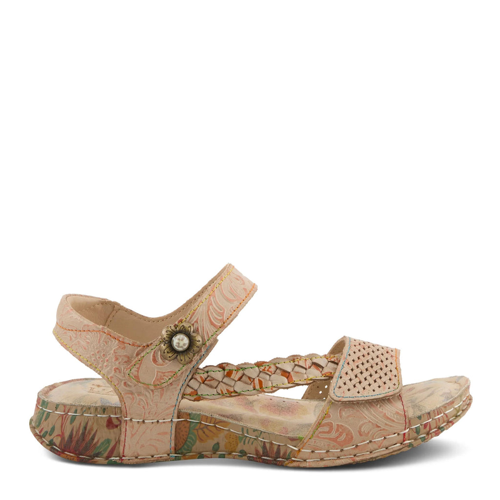 Women's L'Artiste By Spring Step Popular Sandal BEIGE MULTI POPULAR-BGEM