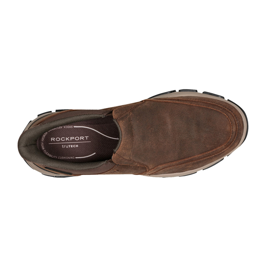 Men's Rockport Reece Sneaker MEDIUM BROWN REECE-210