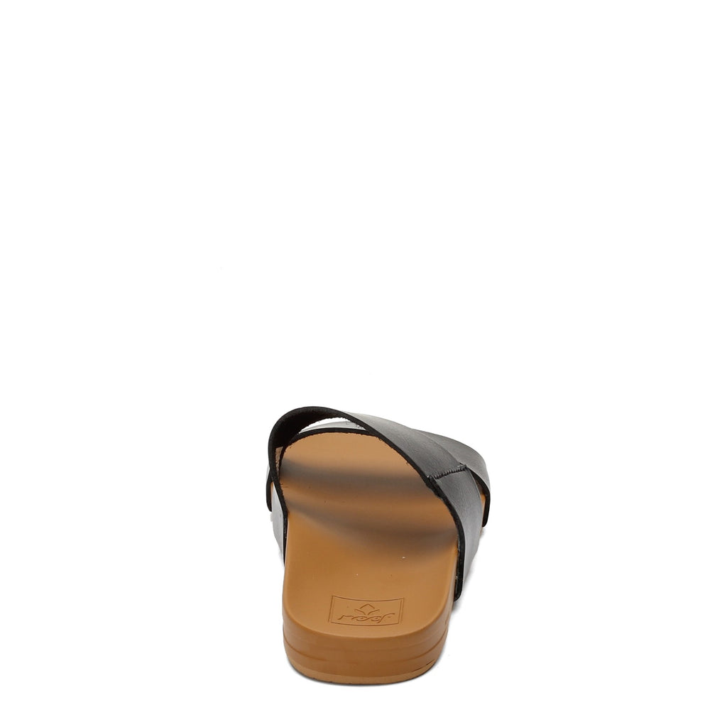 Women's Reef Cushion Vista Slide BLACK/NATURAL RF0A3OKSBLN