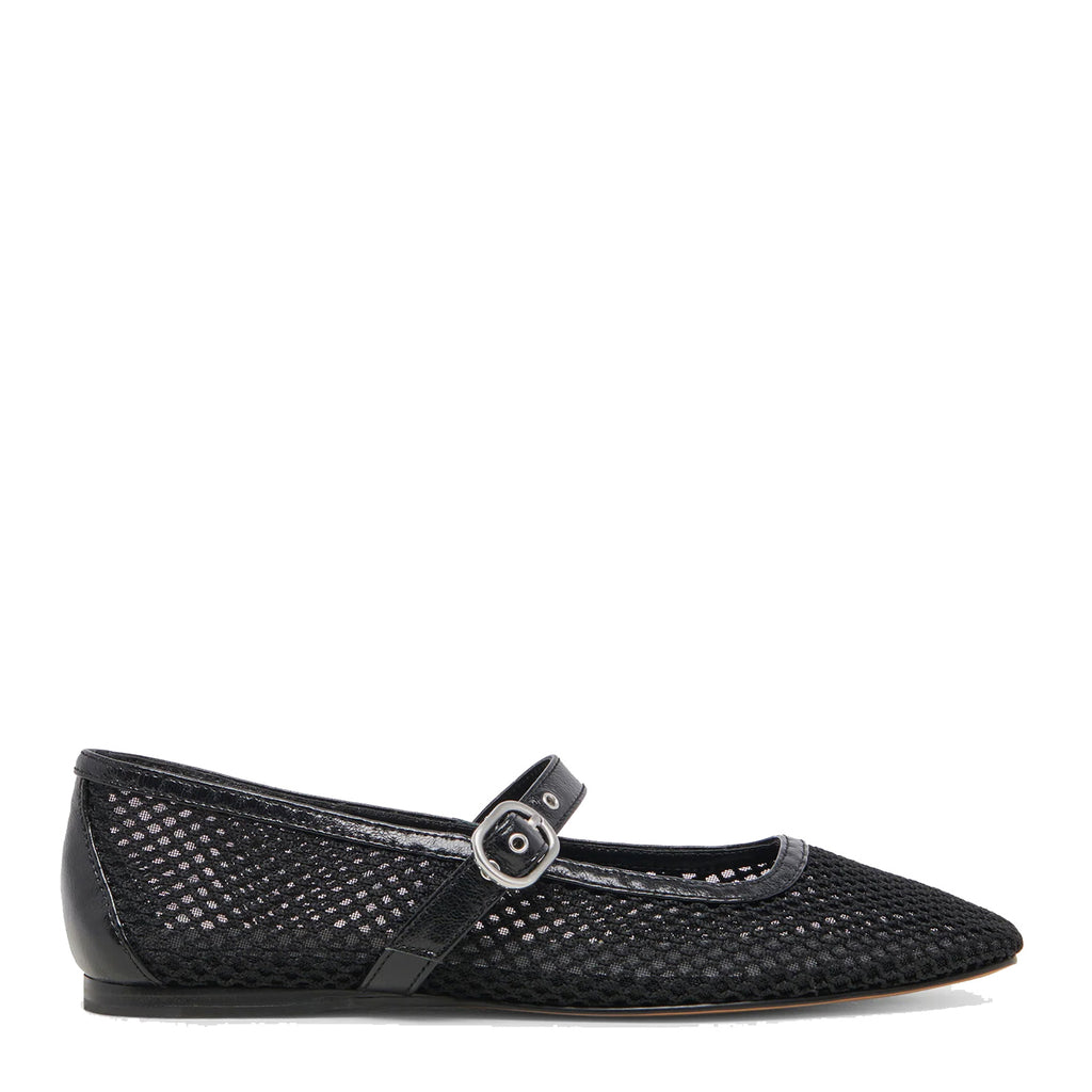 Women's Dolce Vita Rodini Flat BLACK RODINIMESH-BLK