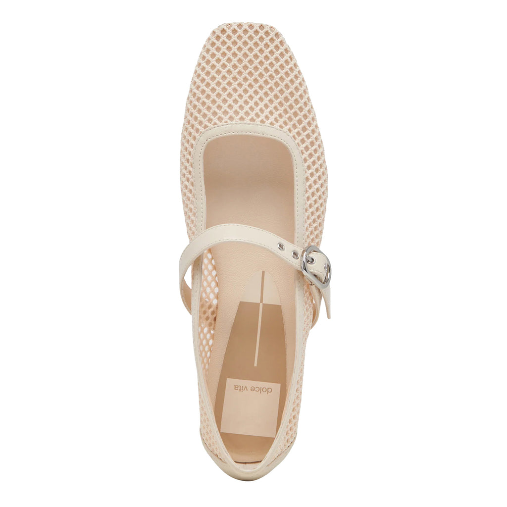 Women's Dolce Vita Rodini Flat CREAM RODINIMESH-CREM