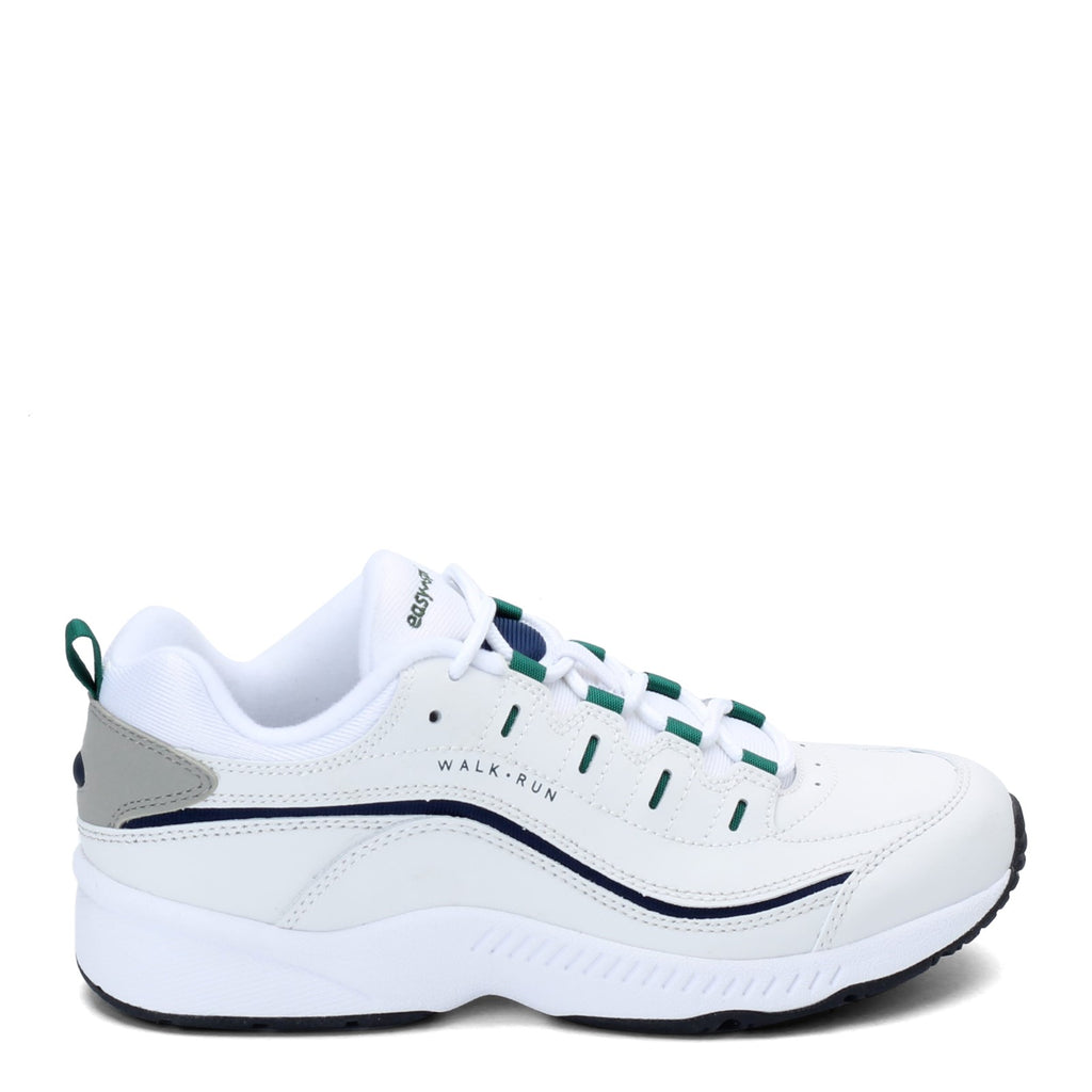 Women's Easy Spirit Romy Walking Shoe WHITE NAVY GREEN ROMYWHIMU